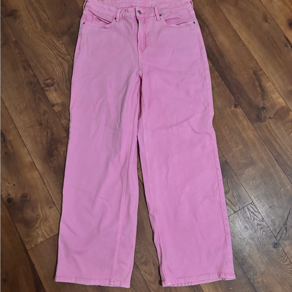 Old Navy Pink Straight Leg Women's Jeans